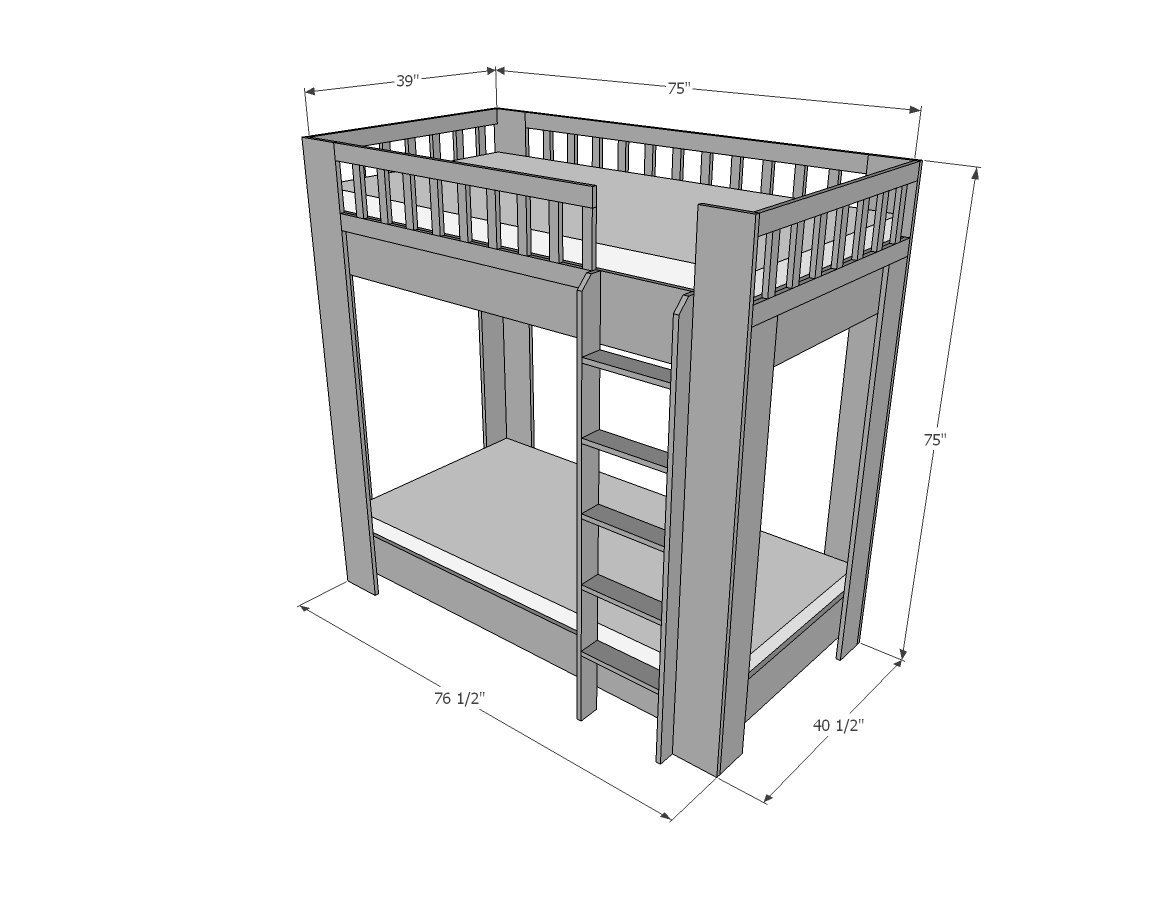 rustic-modern-bunk-bed-ana-white